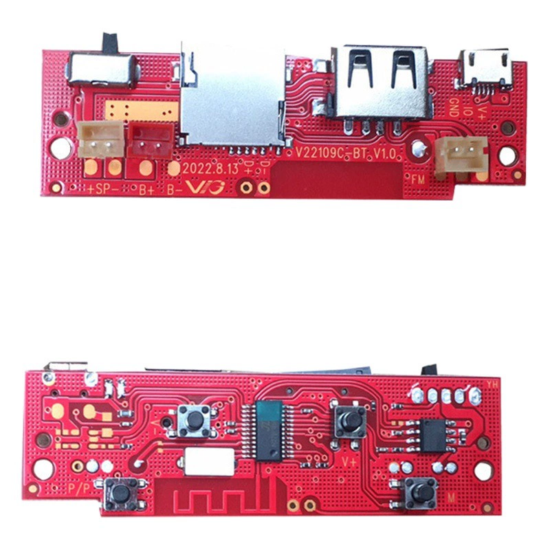Модуль усилителя звука Bluetooth V22109C, плата аудиоусилителя, плата динамика, плата PCBA, плата для радио с возможностью установки карт памяти