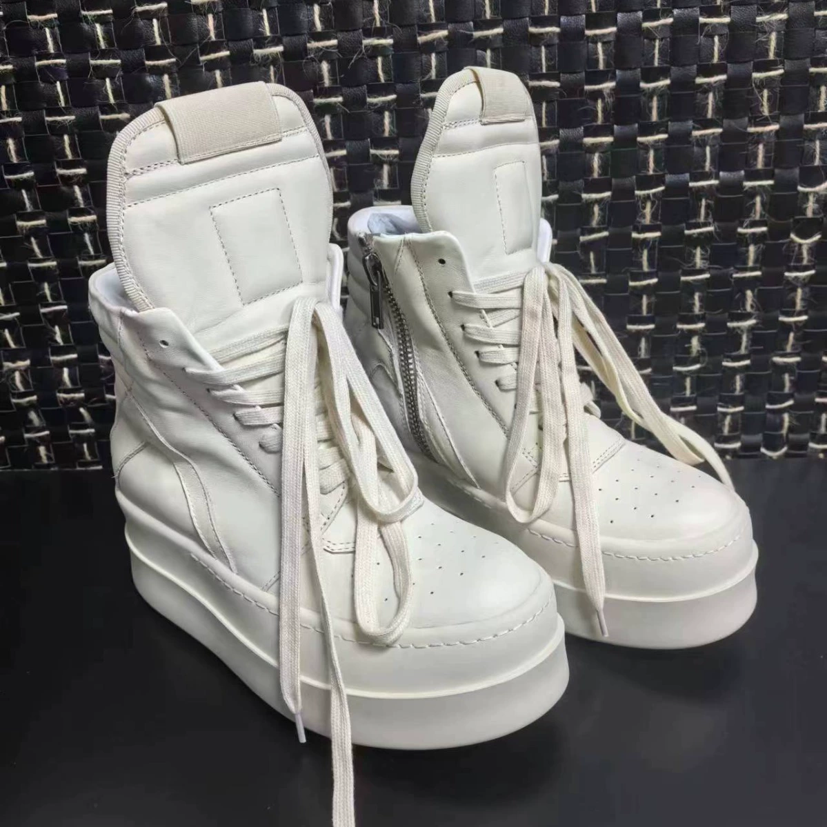 23S новый высокий банд перевернутый треугольник все черное и толстое дно RO увеличивает ненависть