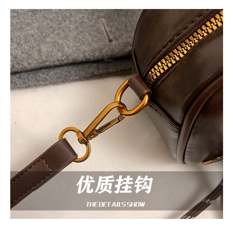 2024 New fashion bags for women, autumn and winter style, simple and fashionable work commute bag, retro single-shoulder underarm bag for women undefined