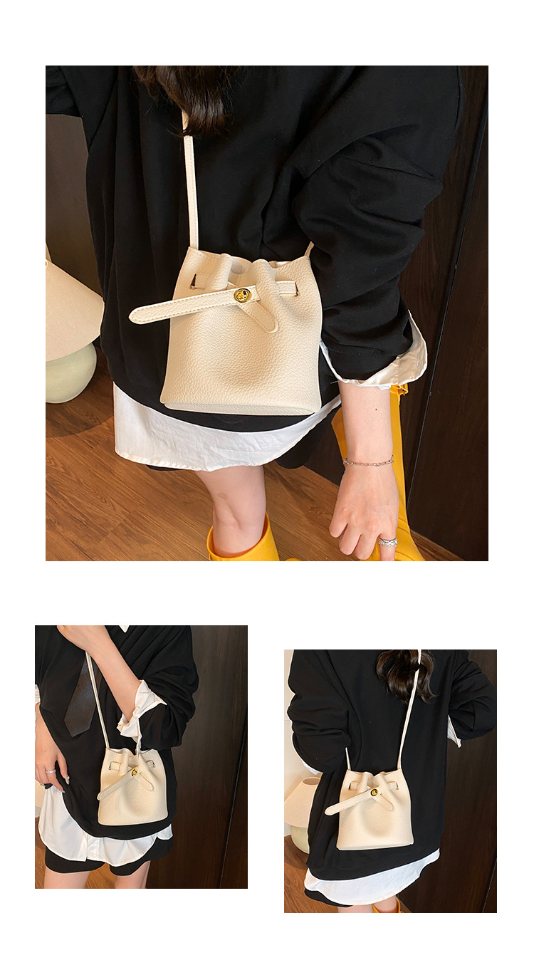 Elegant Lychee Pattern Tote Bag For Women Versatile Work Handbag_voghion.com