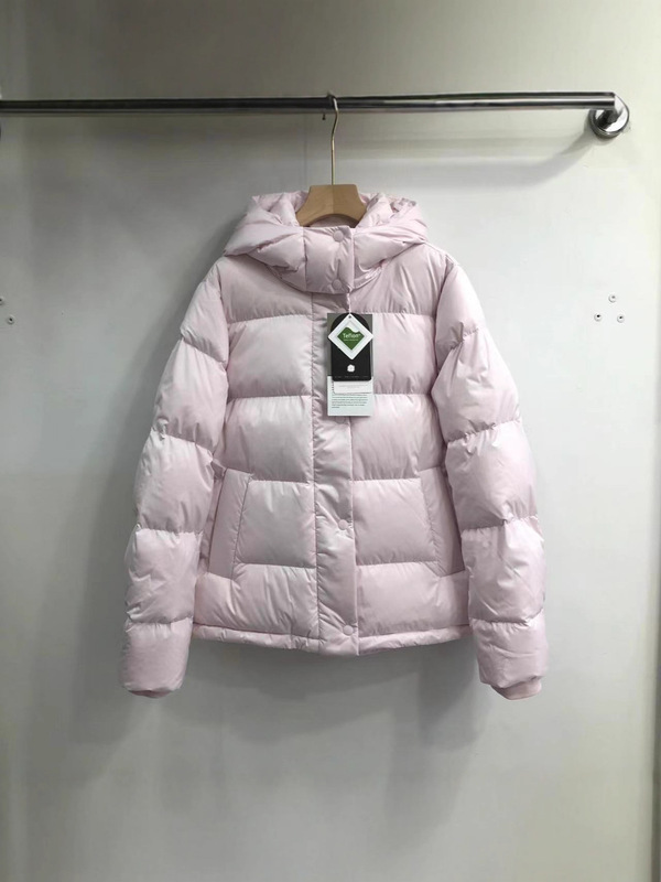 Samsung 90 White Duck down Five-Grid down Jacket Women's Short 2025 Winter New Hooded Thickened Bread Jacket Warm Jacket