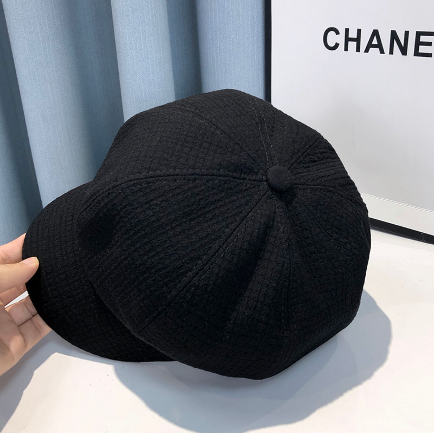British style beret children's Korean version internet celebrity fashion versatile painter hat duck tongue newspaper boy_voghion.com