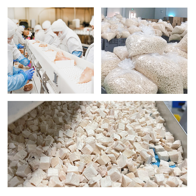 Cat Freeze-Dried 1kg Wholesale Factory Direct Sales Kilogram Oem Cat Snacks Pet Young Adult Cat Chicken Pellets