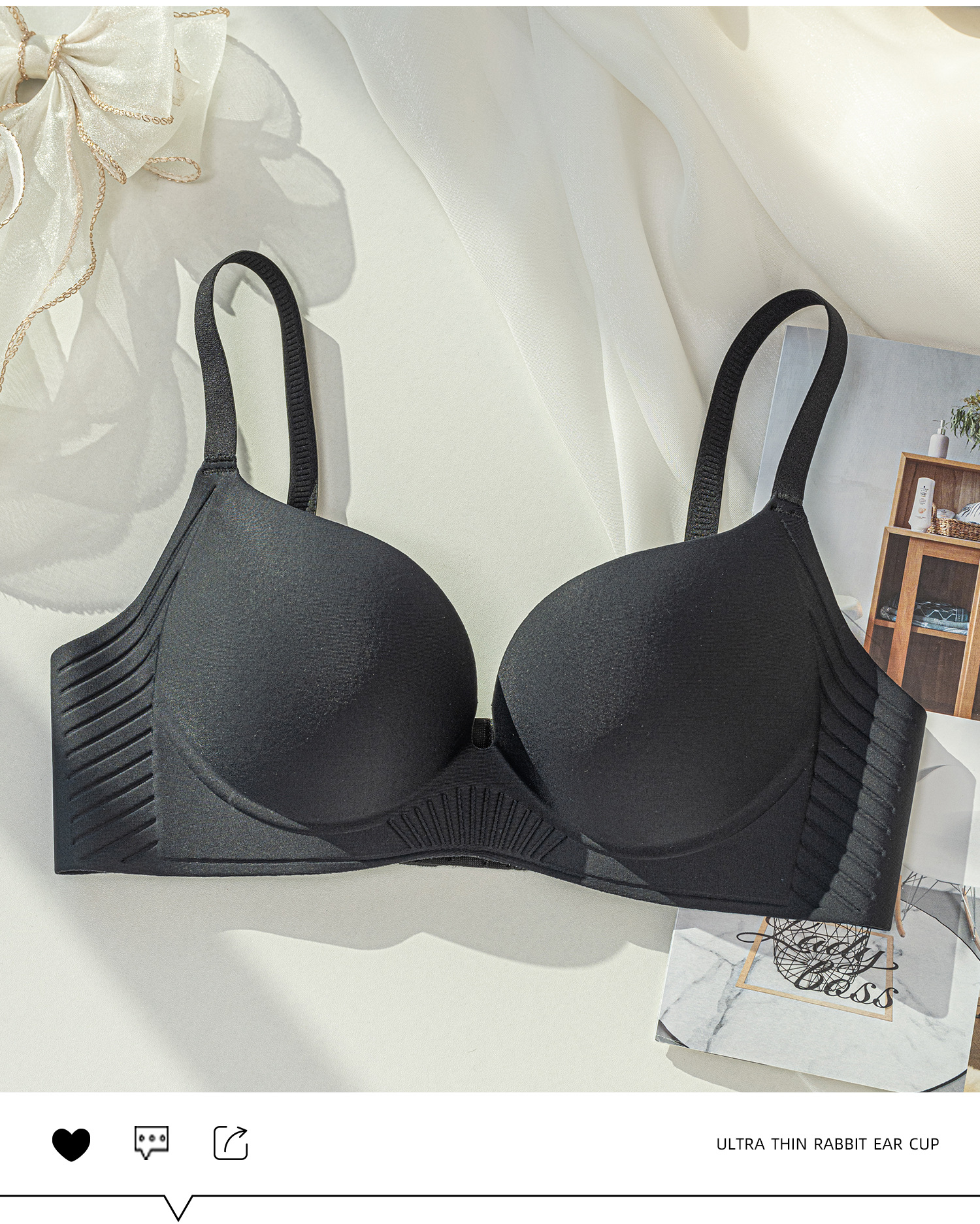 Venta directa de fábrica Comercio electrónico transfronterizo Sudeste de Asia Vietnam Tailandia Ropa interior niñas reunadas Sujetador anticolgante brillante