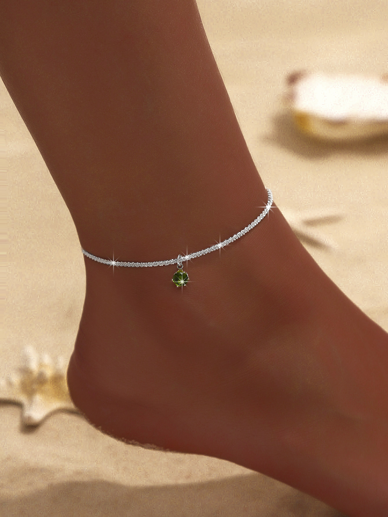 15g Weight Anklet Classification 1 Piece Quantity Casual Occasion Alloy, Copper Material Cross Pattern Women's Gender Beach, Simple Style Style Wholesale Jewelry Beach Simple Style Cross Alloy Copper Anklet 22