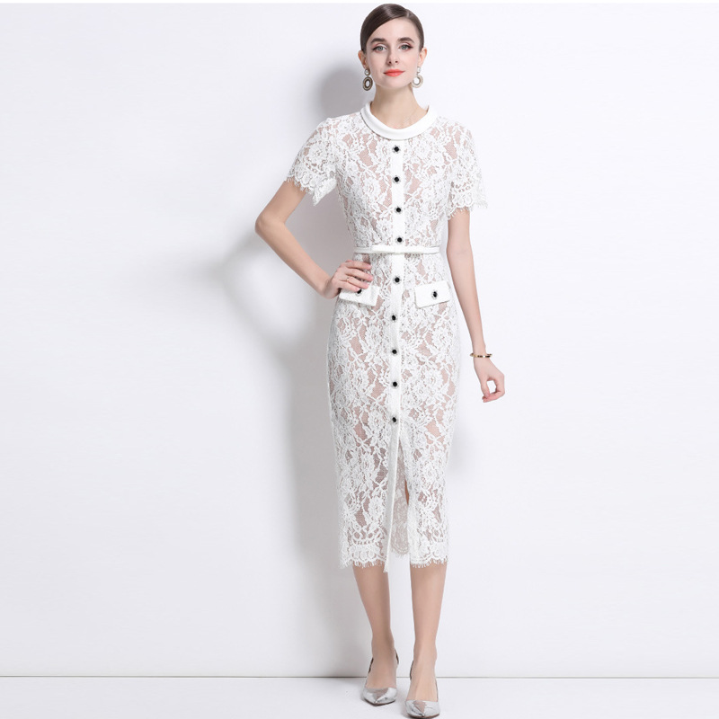 Lace retro elegant long skirt for eyelashes