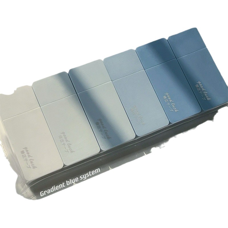 Cinta de corrección de entrega de una pieza cinta de corrección simple de color sólido cinta de corrección de gradiente de color alto cinta de corrección de cuenta de Estudiante