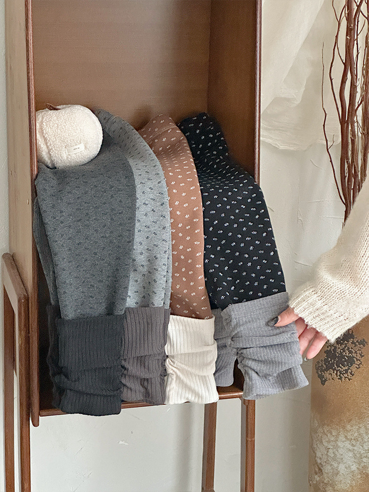 Xie Jinmao ropa infantil lana seda molida calzoncillos calientes para niños niñas vestidos con calzoncillos gruesos