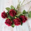 Wine Red-Five Flowers [Love Without Regrets]