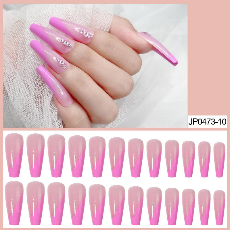 Cross-border special for ultra-long point drill detachable nail nail patch wear nail patch press on nails