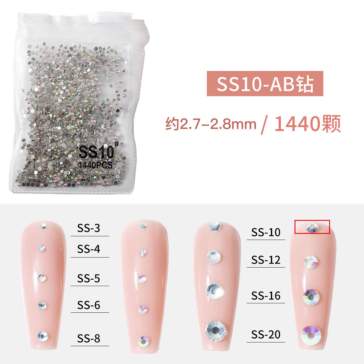 10 (1440mm) 에 대한 SS2.8 AB 색상