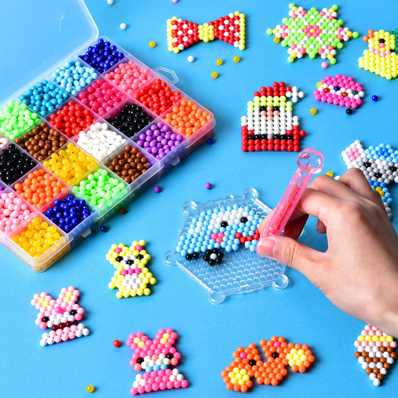 Magic Beads Magical Water-Sticky Bead Toy Set for Boys and Girls Creative Handmade DIY Educational Toys