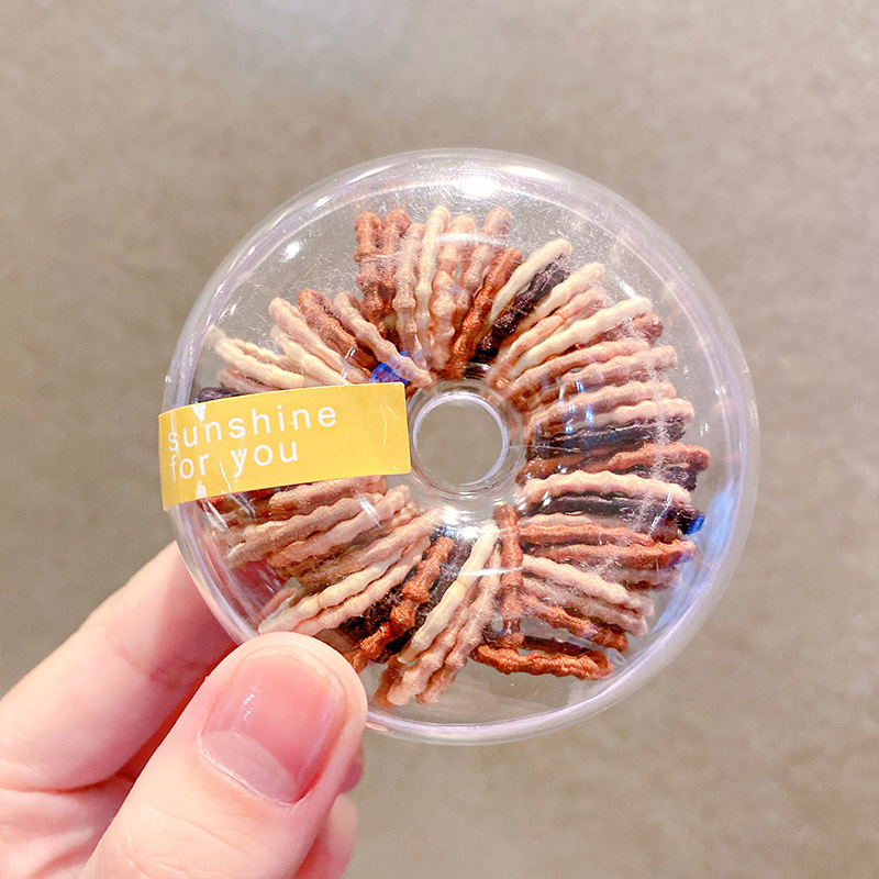 Cuerda de pelo de los niños no daña el pelo banda de goma elástica alta Banda de goma colorida de las niñas cabeza cuerda accesorios para el cabello del bebé 2023 Nuevo