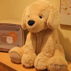 サム超大型犬金毛公仔ぬいぐるみ女の子人形大熊睡眠プレゼント女の子