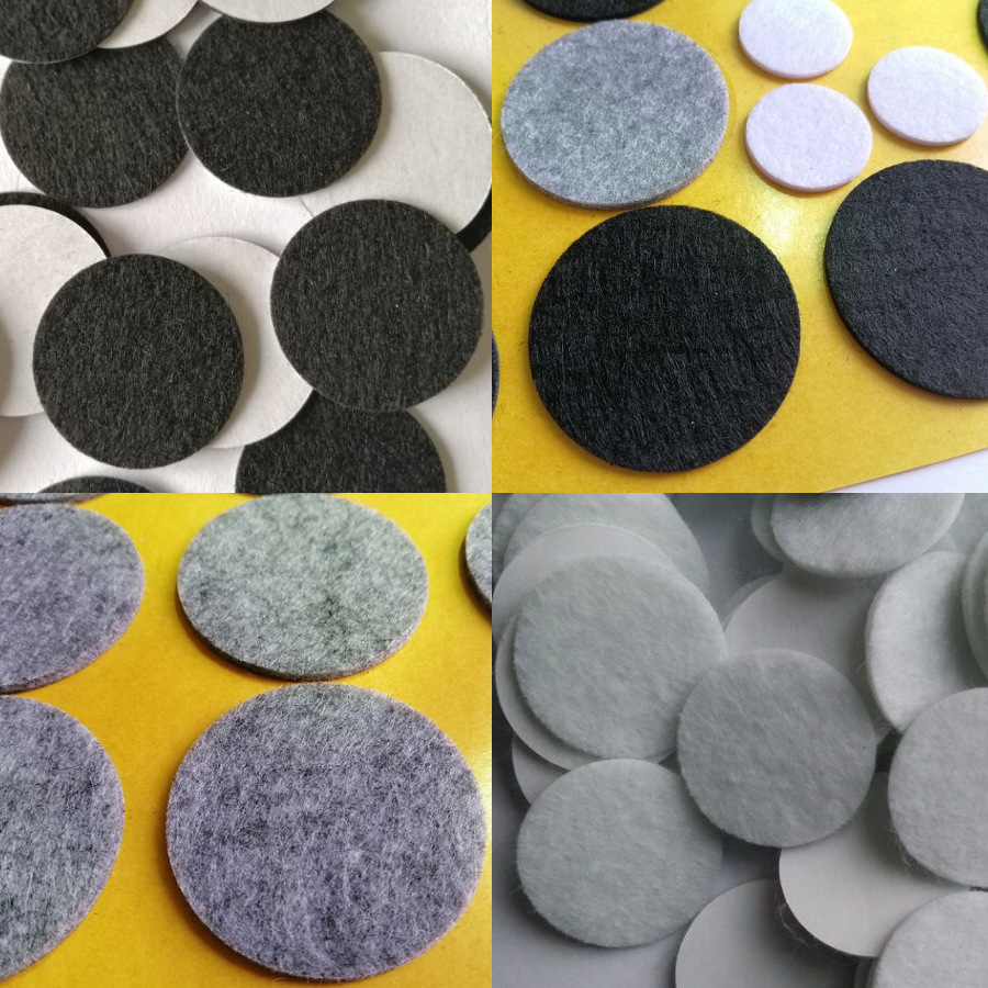 Non-slip round doormat, self-adhesive wear-resistant pad, square furniture, sofa