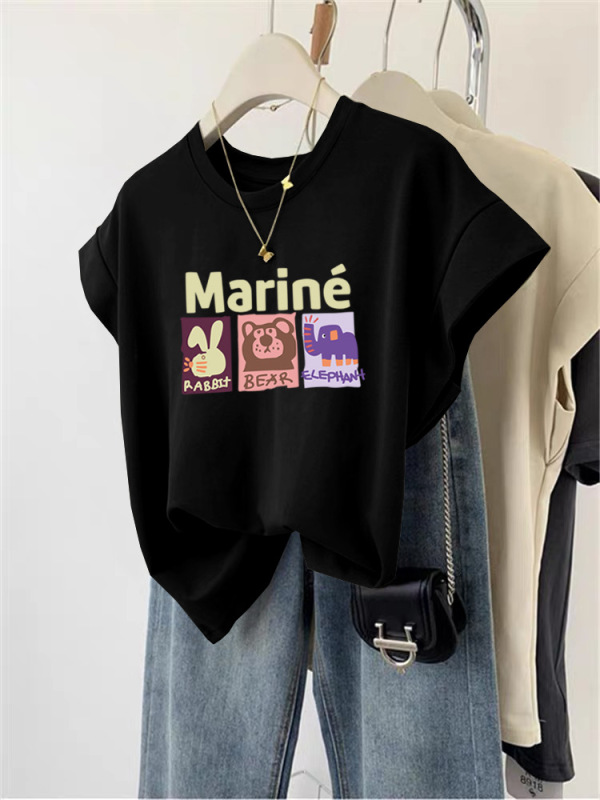 2025 新デザインニッチノースリーブコットンベスト Tシャツレディースファッショナブルで多用途なスリムショルダートップ夏|undefined