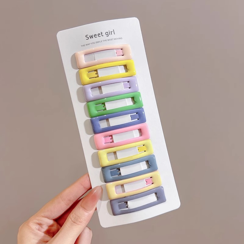 Horquilla estrella, lindo color en la frente para niños, flequillo bb, clip pequeño para el cabello roto en el costado de las niñas, sin dañar el tocado del cabello