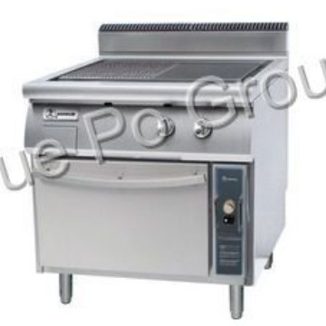 INTECH天然气坑扒炉下电焗炉(1/3坑扒, 2/3平扒) (700)