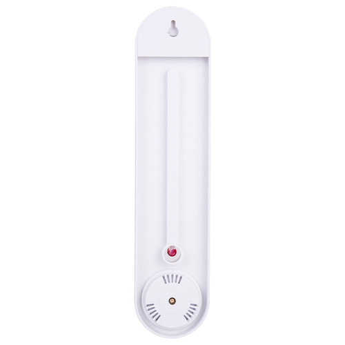 Deli 9013 Thermohygrometer Wall-mounted Indoor Thermometer Personalized Tips Thermohygrometer Office Supplies Wholesale