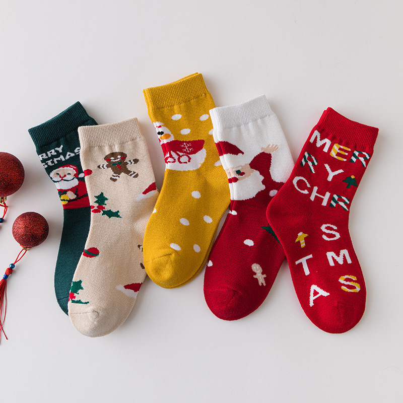 Christmas Socks Kidsren's Socks Spring and Autum Pure Cotton Winter Boys Mid-Tube Kidsren's Cartoon Girls Baby Kidsren's Socks Christmas Socks Kidsren's Socks Spring and Autum Pure Cotton Winter Boys Mid-Tube Kidsren's Cartoon Girls Baby Kidsren's Socks