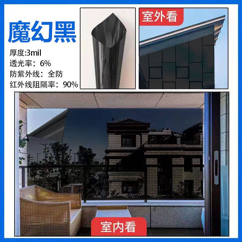 卸売りガラス断熱膜窓日焼け止め遮光単方向透視オフィス覗き見防止単方向ナノ断熱膜|undefined