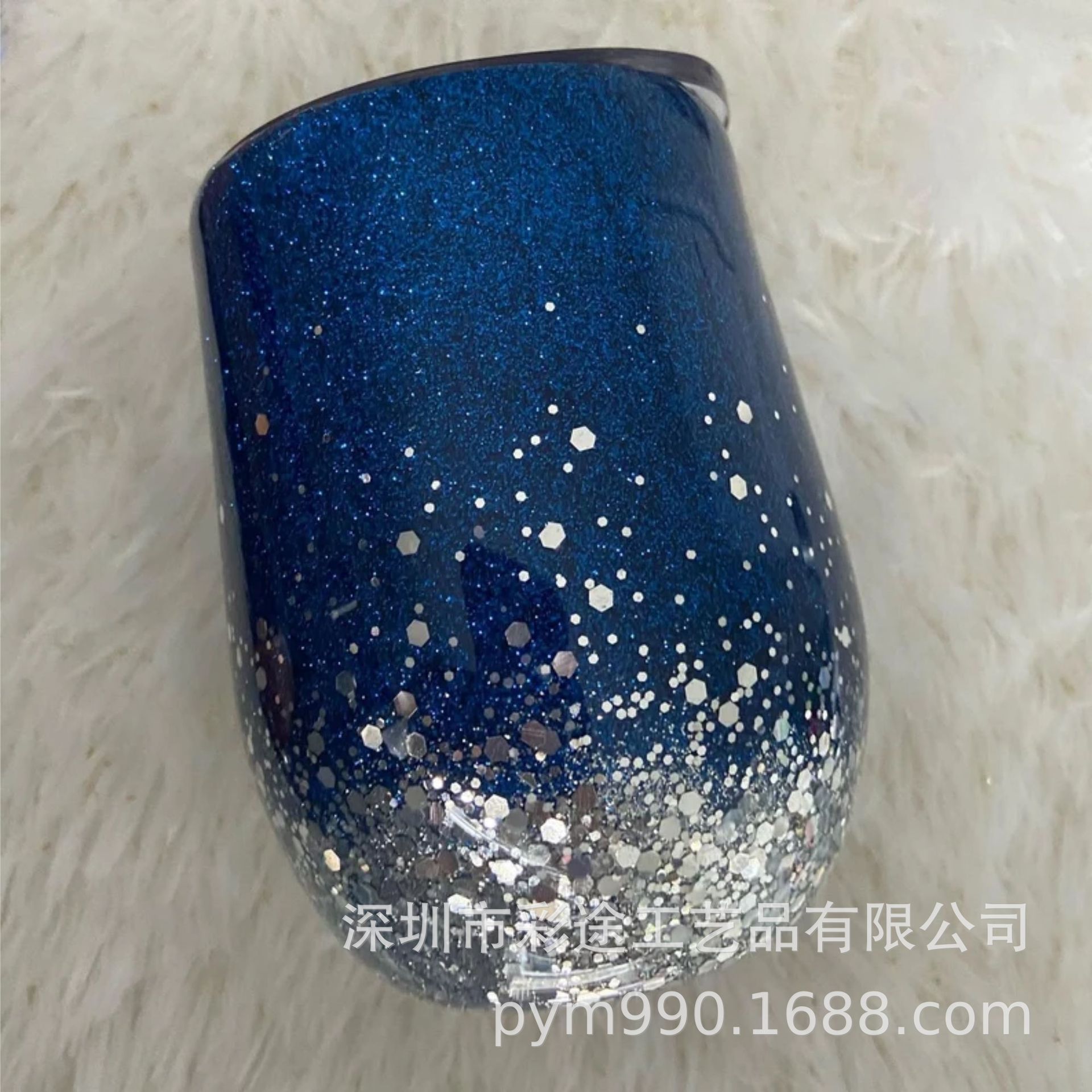 闪粉亮片保温杯