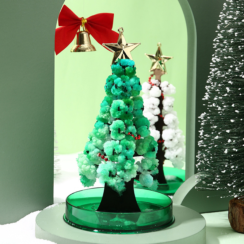 Color Bag Flowering Paper Tree Magic Christmas Tree Crystal Growth Tree Children's Experimental Toy Snowflake Tree Color Bag Flowering Paper Tree Magic Christmas Tree Crystal Growth Tree Children's Experimental Toy Snowflake Tree