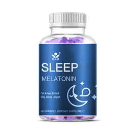 跨境褪黑素软糖维生素软糖现货小单批发睡眠软糖源头工厂零食