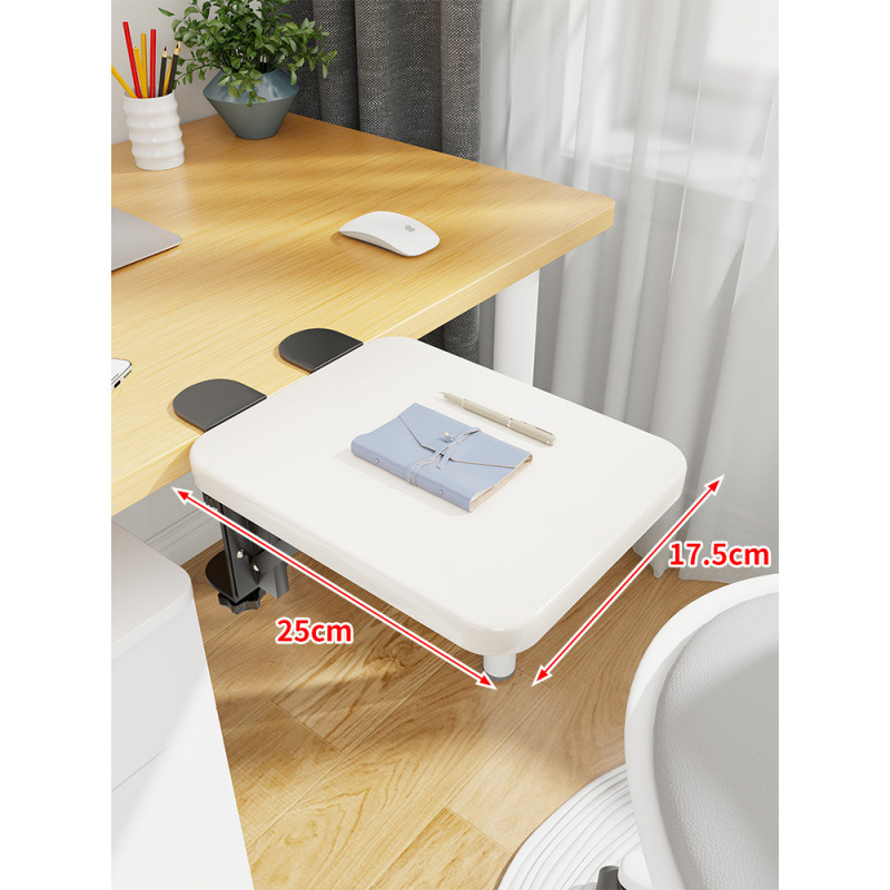 Mesa de escritorio extensión de mano mesa de computadora tablero de escritorio portador de teclado dormitorio tablero de estación de trabajo ensanchado extensión plegable