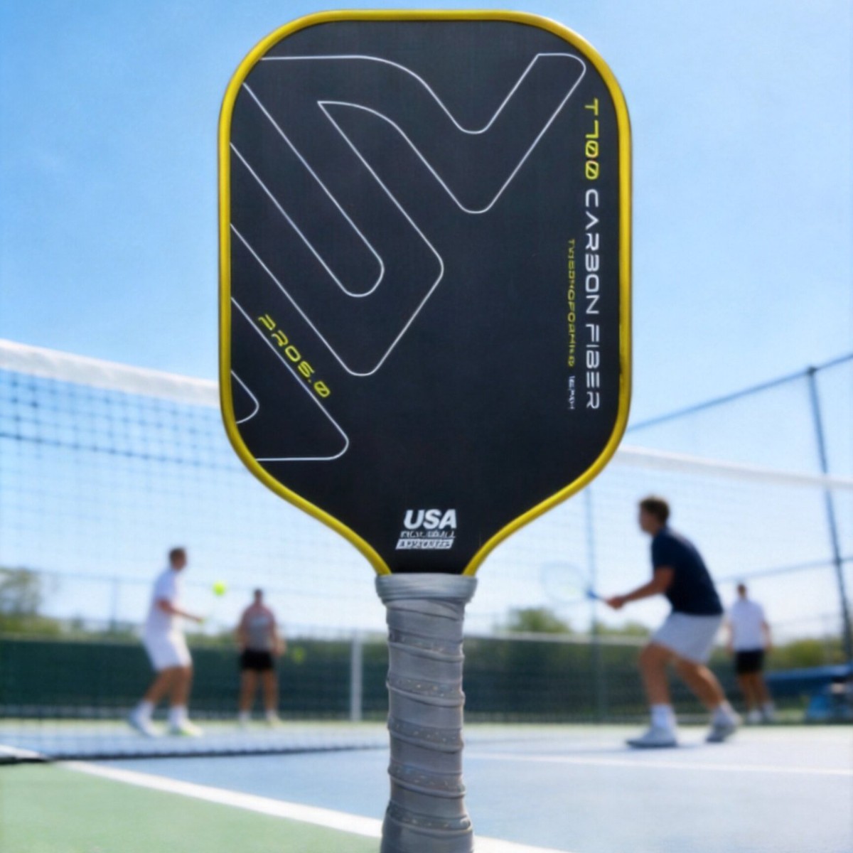 T700 hot-pressed textured matte carbon fiber pickleball racket cross-border sports source manufacturer