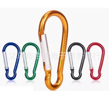 4, 5, 6, 7, No 8, D-образный карабин из алюминиевого сплава, пряжка в форме тыквы, крючок для багажа, чехол для наушников, пряжка с быстрым крючком