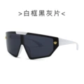 C8. White Frame Black Grey Lens