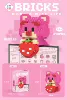 W2605-03 Pendant Strawberry Bear