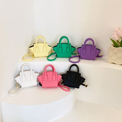 Korean style children's vegetable basket handbag, fashionable girl's mini shoulder bag, stylish little princess accessories, coin purse