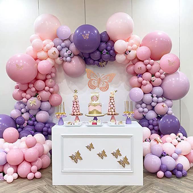 Pink-purple purple balloon