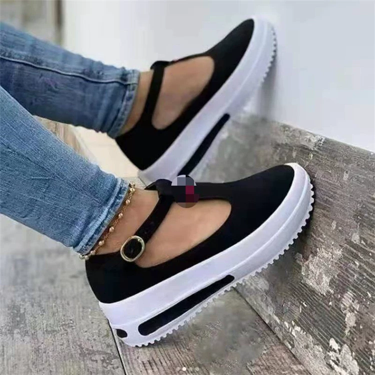 Summer sandals platform low-cut, beach footwear, 2021 collection, plus size