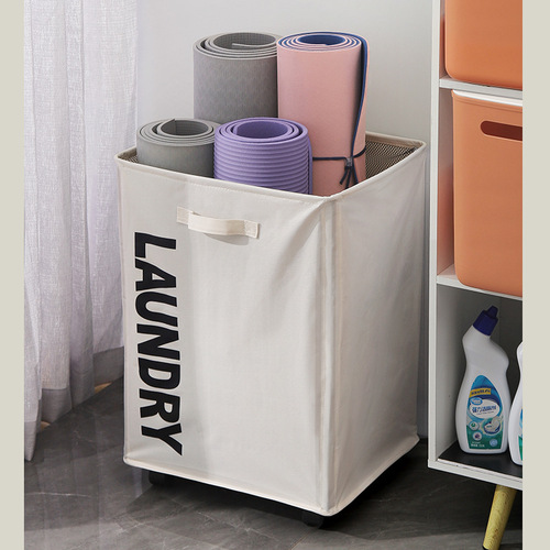 Yoga mat storage artifact, mat storage rack, extra large racket basket, fitness equipment storage box