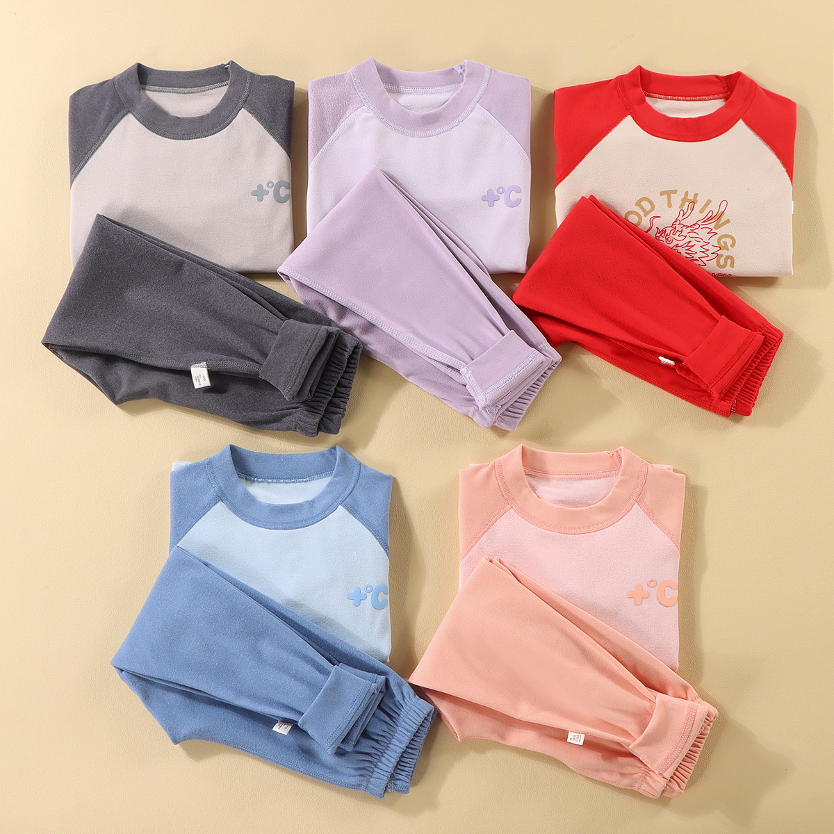 Pijamas infantiles ropa interior cálida bebé chaqueta de invierno pantalones de invierno ropa de hogar de mangas largas para niñas