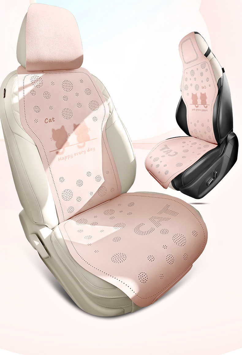 Car Seat Cushion, Universal for All Seasons, Half-Cover Seat Cushion, Winter Car Seat Cover, Trendy New Cute Seat Cover