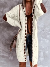 Y 48025 Mid-length knit cardigan �г�����֯����ŷ���¿�