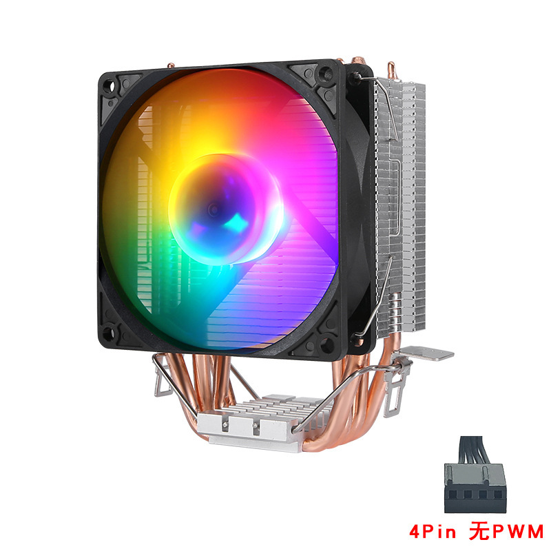 CPU クーラー 4 ヒートパイプ 9 センチメートルコンピュータ冷却ファン 1150 ピン CPU ファン 1700 サイレント第 12 世代 1700i5|undefined