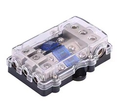 Huntson car audio MIN one out three-way fuse holder 60A car amplifier fuse holder