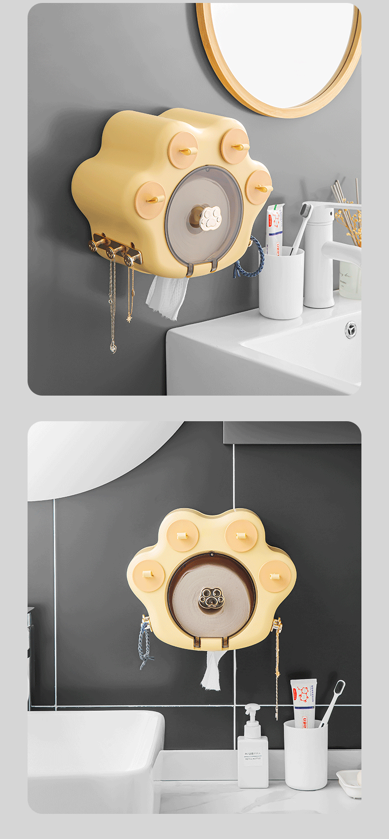 猫咪壁挂纸巾盒_14