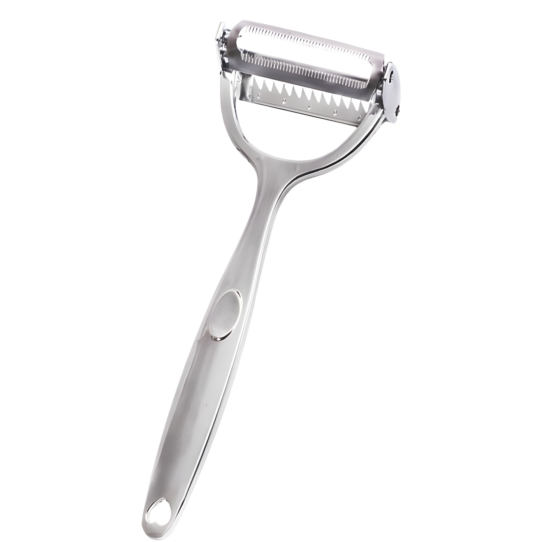 Alemana de aleación de zinc tres en uno pelador raspador multifuncional pelador de acero inoxidable rallador de cocina fruta de patata