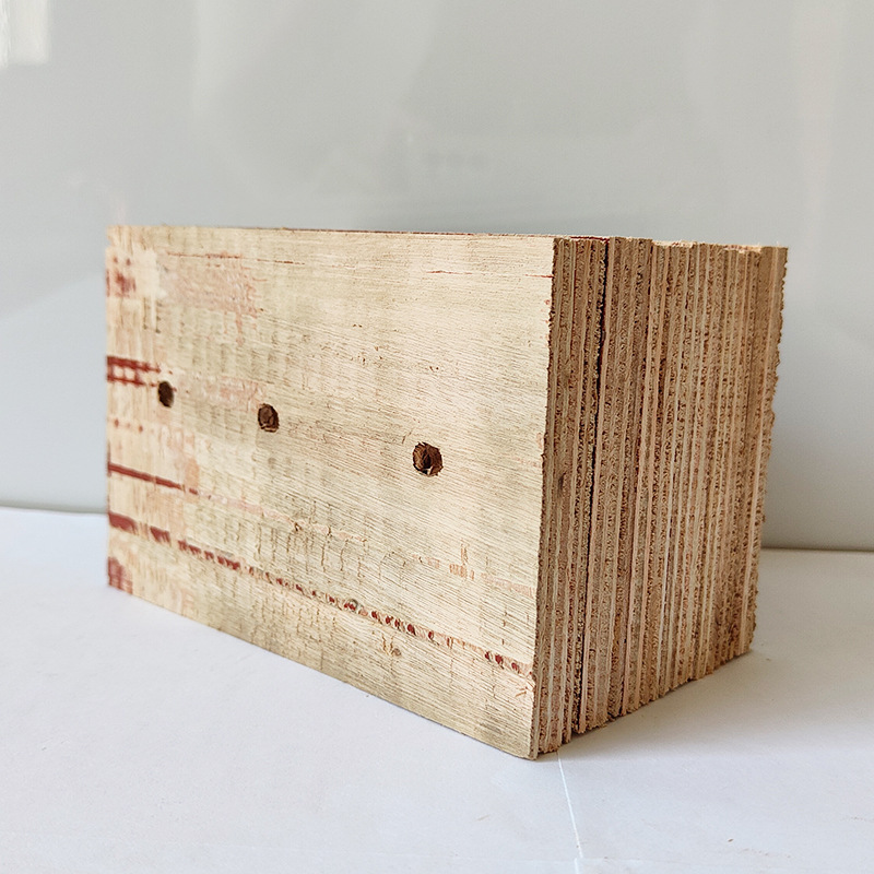 150*100*90mm多层板夹板托盘脚墩 免熏蒸夹板脚脚墩 胶合板木墩