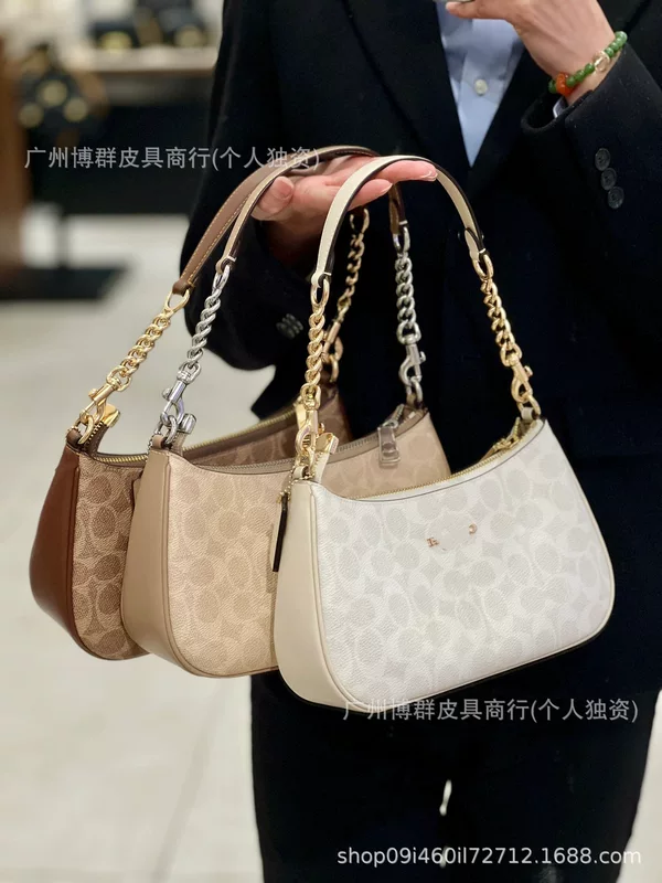 Унтарм сумка (Underarm bag) бренда 寇家, ретро сумка через плечо, цепь, однобортная сумка