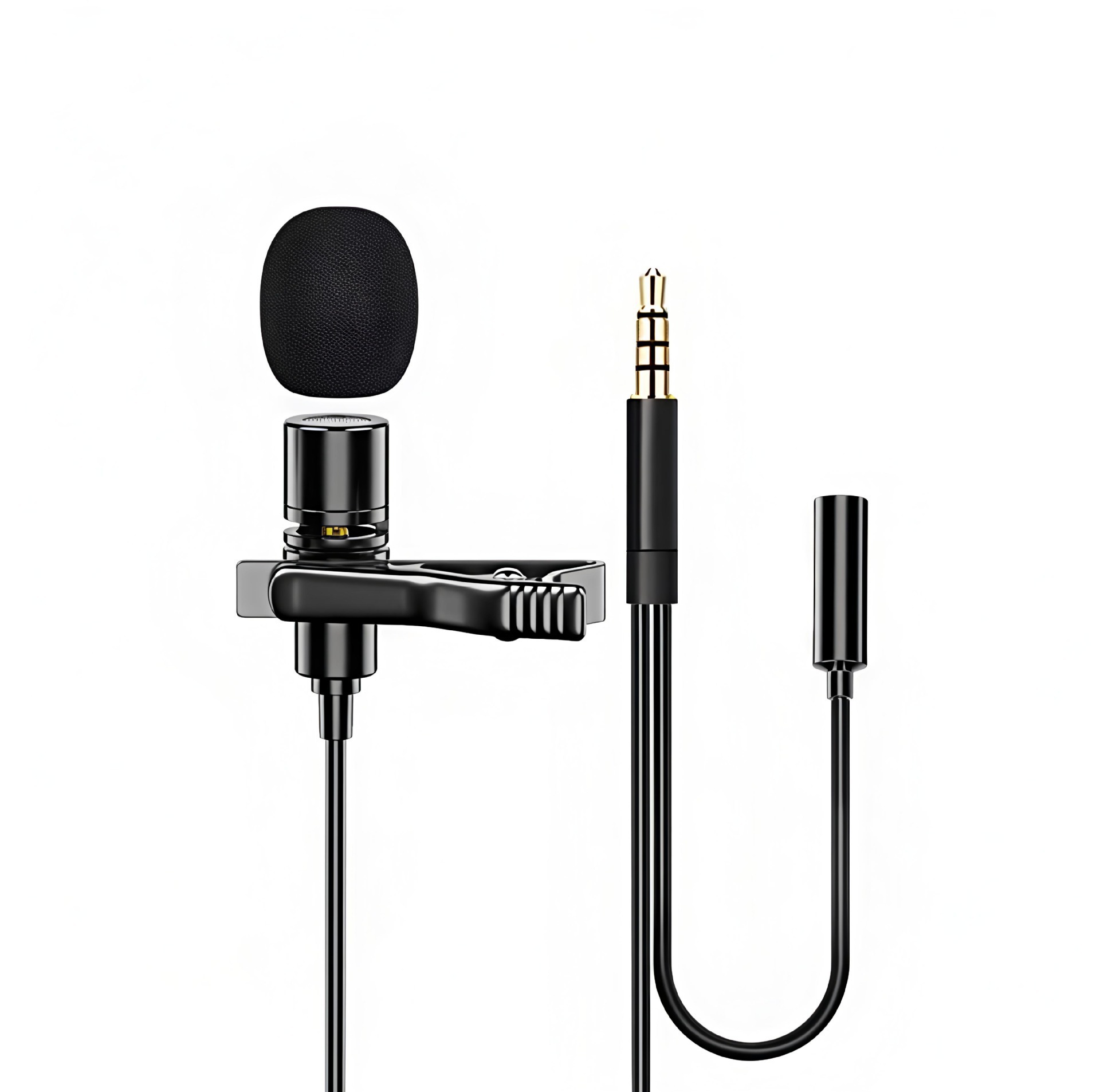 Cable de extensión de abeja cámara de teléfono móvil SLR grabación especial de K canción chatter entrevistas en vivo collar clip micrófono