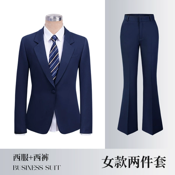 Ladies navy blue suit + pants