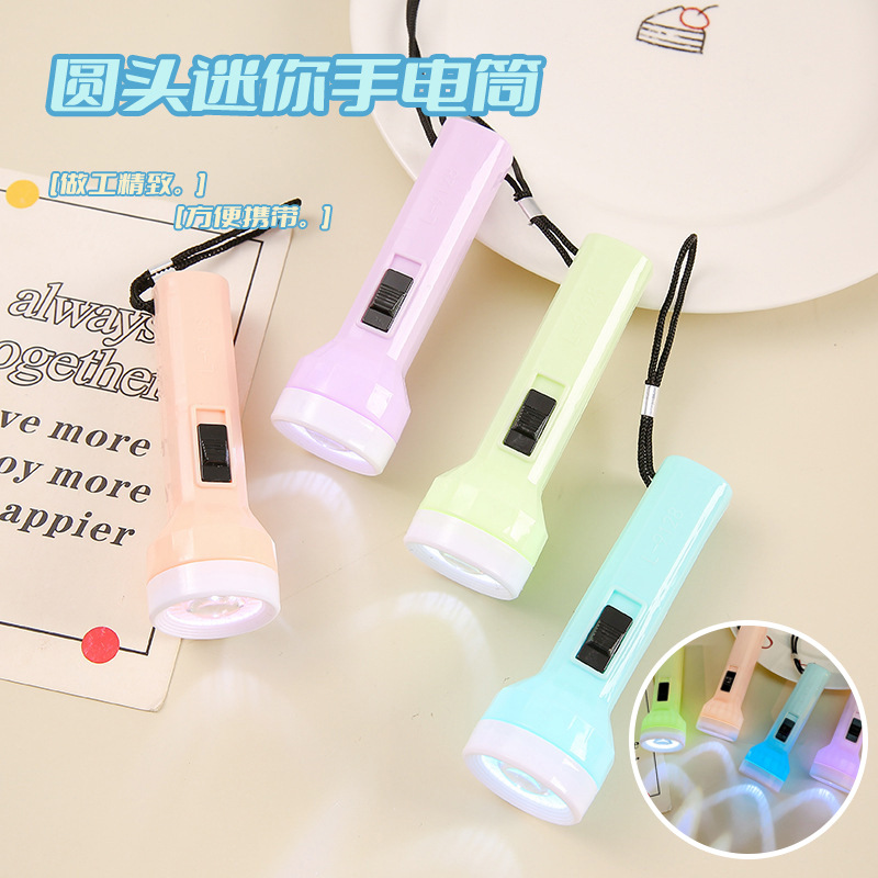 DIY handmade round hair light flashlight, cheering light, toy gift, for street vendors and wholesale.