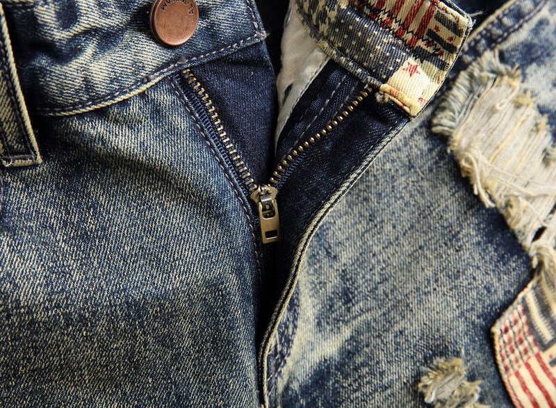 Pantaloncini in denim da uomo con fori strappati, 5/4 p, vestibilità slim oversize versatile da uomo alla moda, pantaloncini in denim 5/5, mendicanti_voghion.com